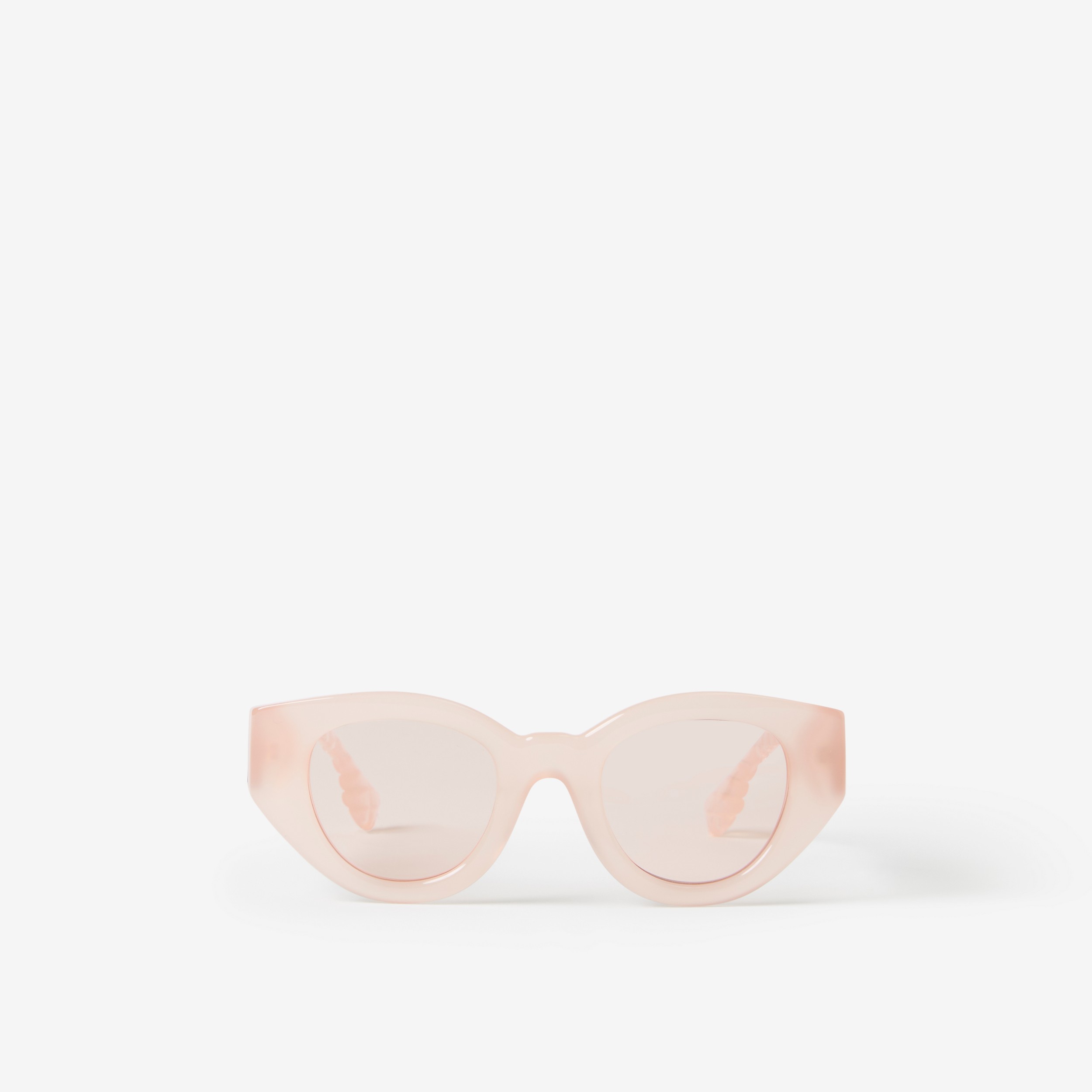 Cat-eye Frame Lola Sunglasses in Dusky Pink - Women | Burberry® Official - 1