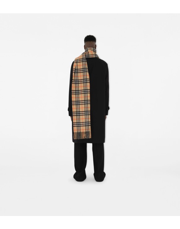 Check Cashmere Scarf