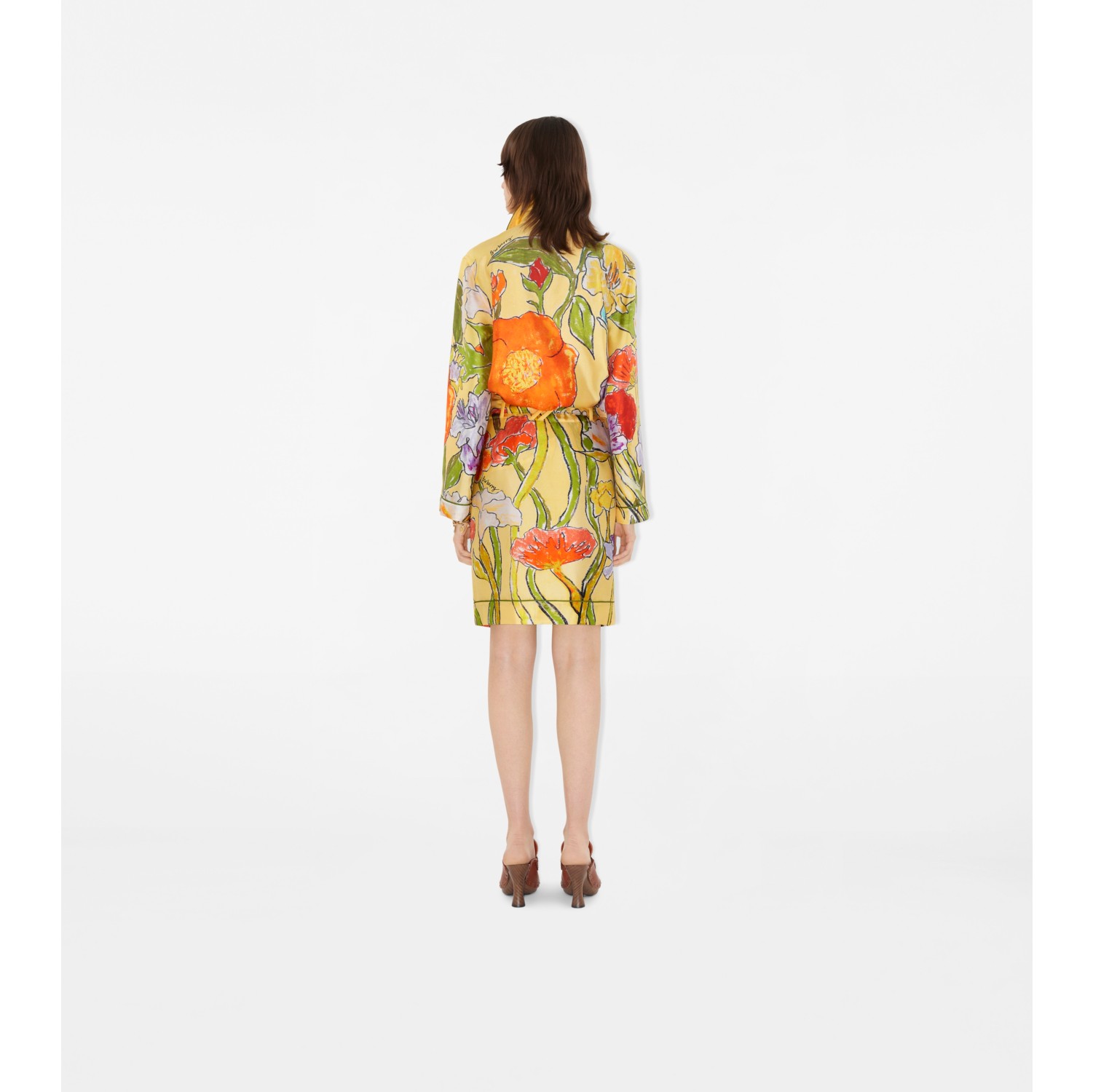 Highgrove Cascading Flowers Silk Skirt