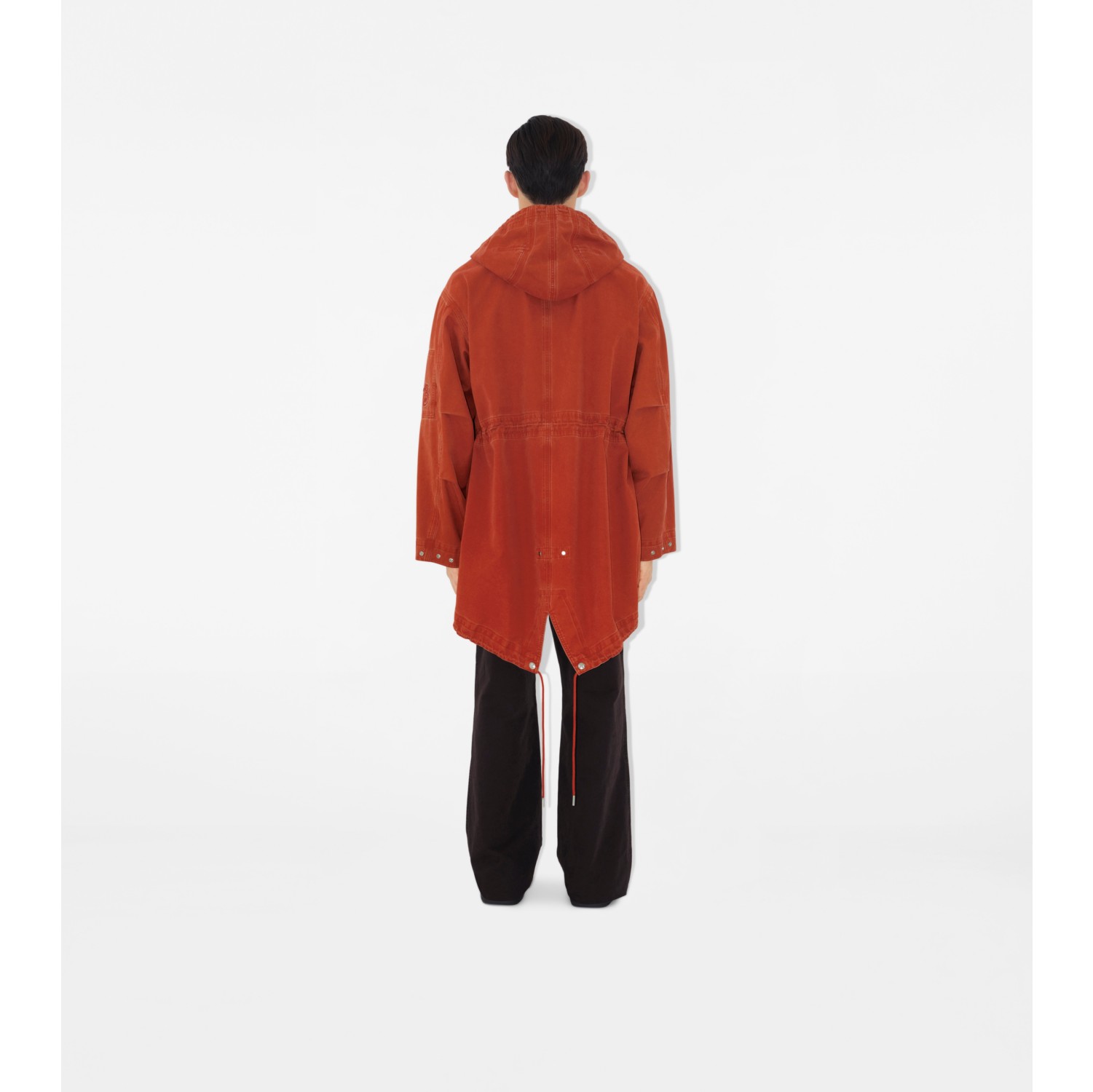Parka en coton contrecollé