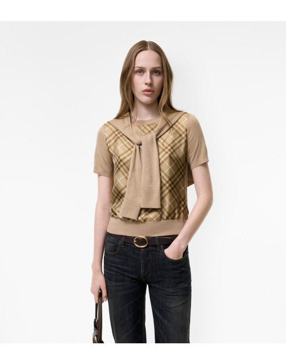 可愛い❣️Burberry ベルト付きミニキュロット ガールズ デザイナースカート＆ズボン｜Burberry® 公式サイト