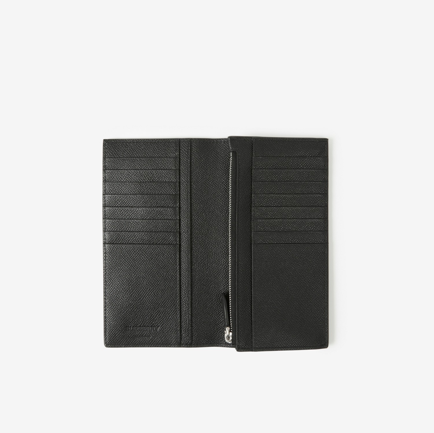 Grainy Leather TB Continental Wallet in Black - Men | Burberry® Official