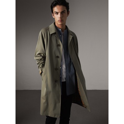 burberry coat mens green