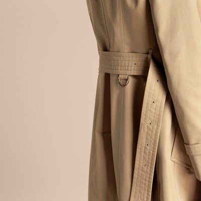 EMBROIDERED GABARDINE BRADFORD TRENCH COAT