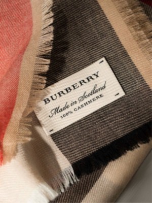 burberry scarf made in scotland