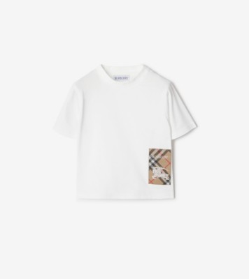 Black and white burberry shirt clearance