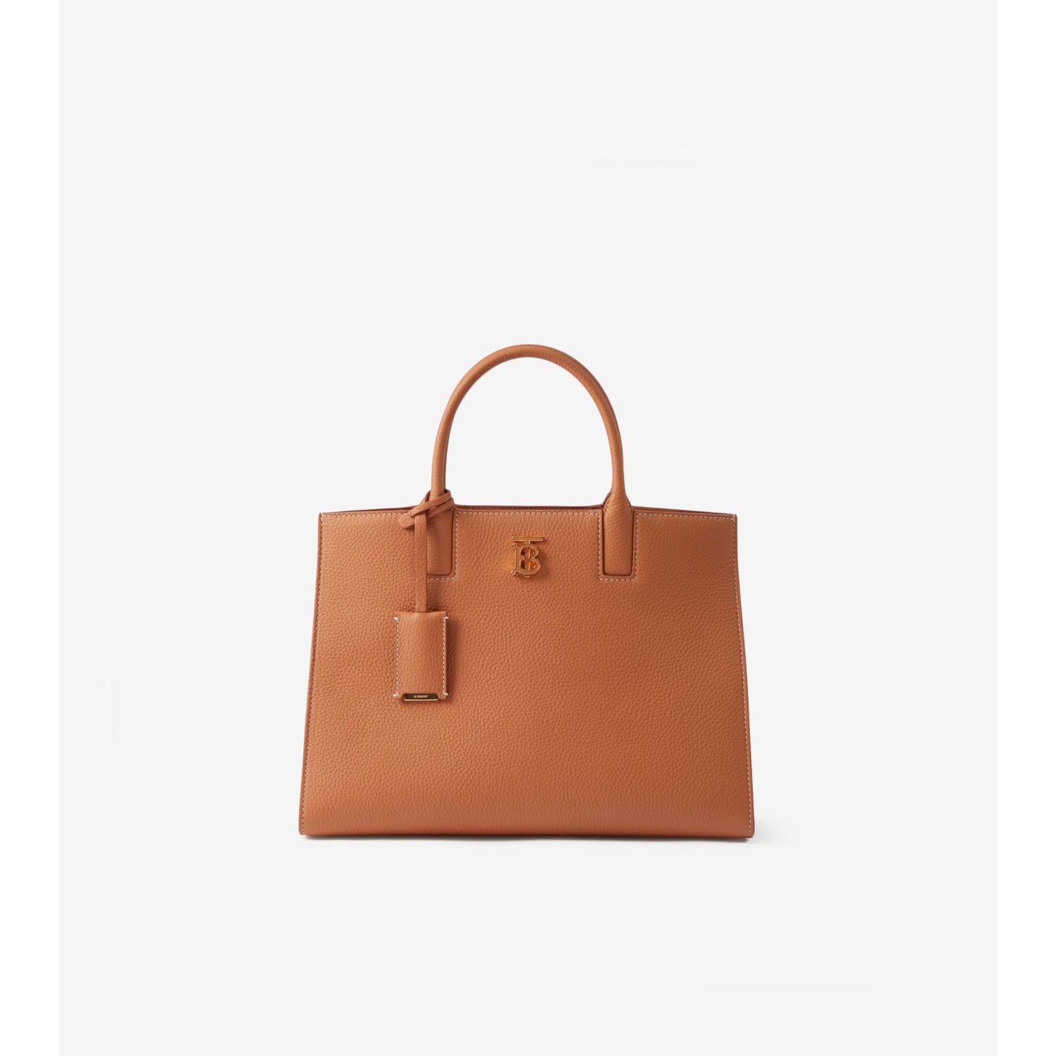 Small Frances Bag in Warm russet brown - Women, Leather | Burberry ...