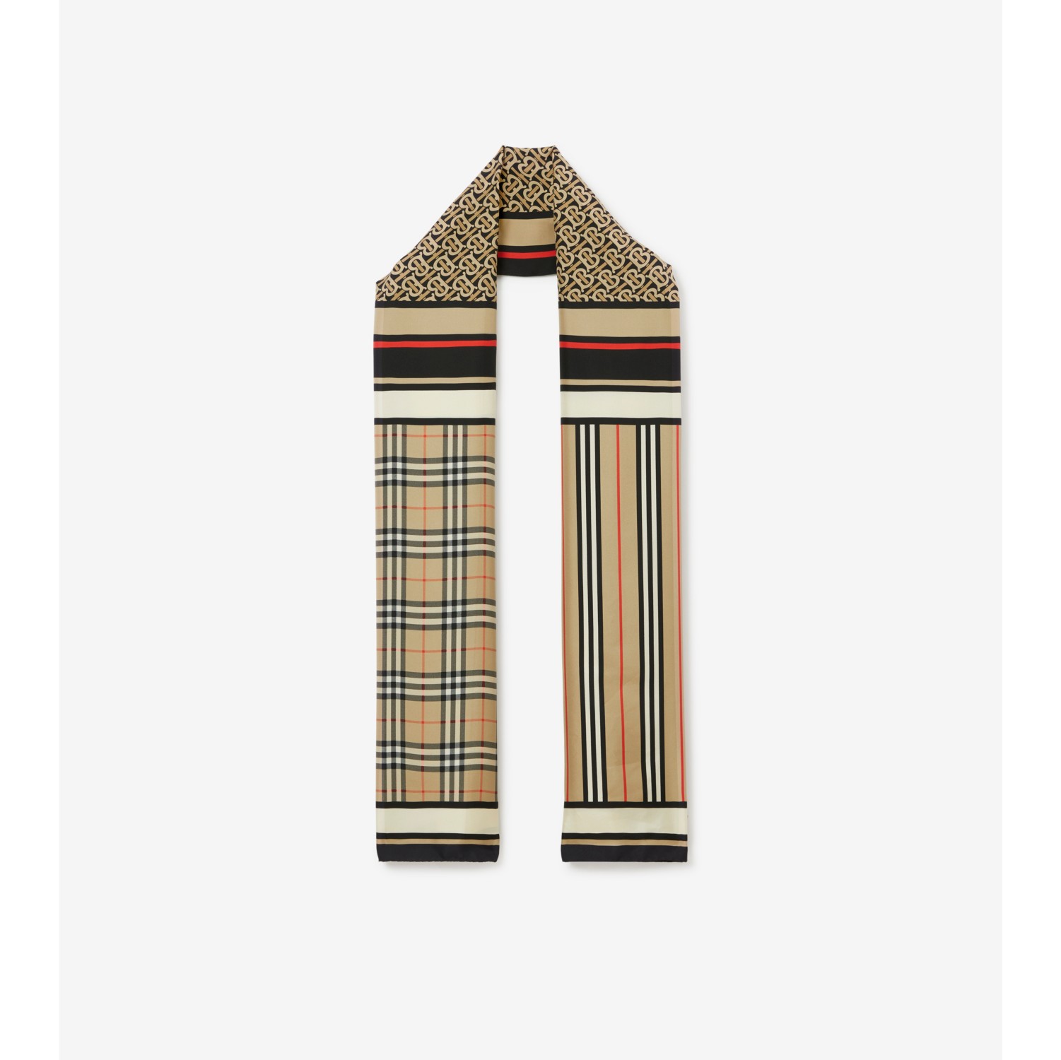 Burberry Check Silk Scarf