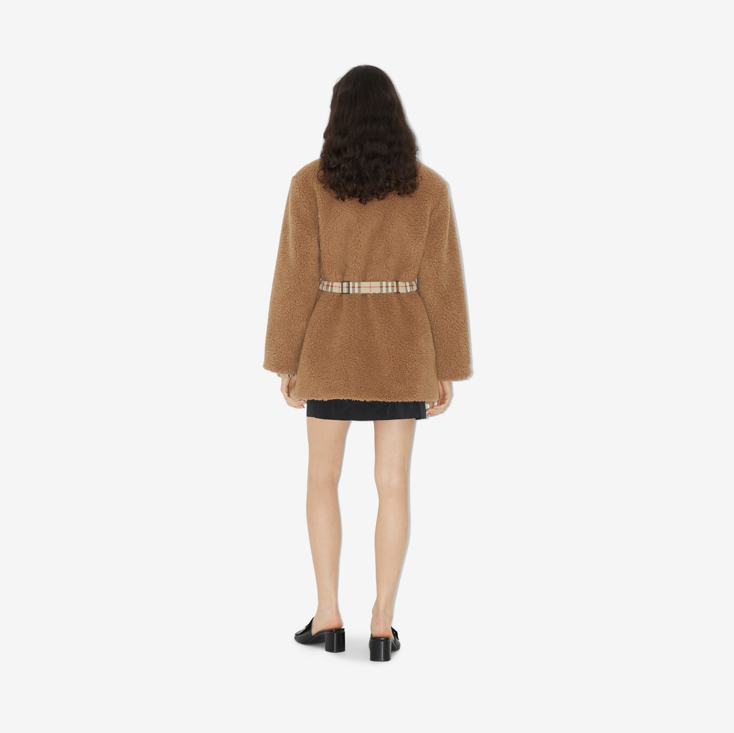 Fleece-Jacke mit EKD-Motiv (Rauchiges Karamellfarben) - Damen | Burberry®