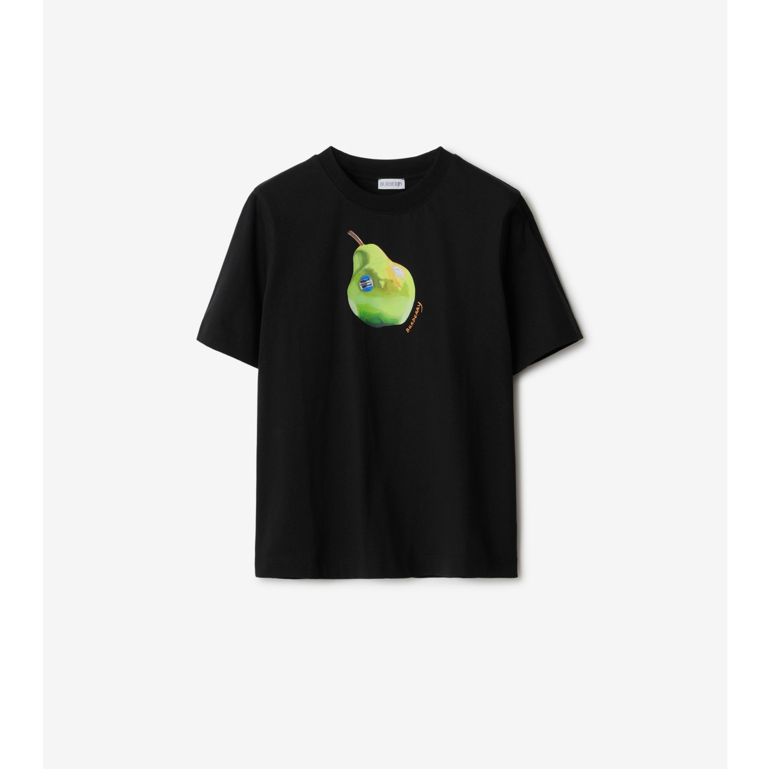 Burberry Pear Cotton T-shirt in Black - Women | Burberry