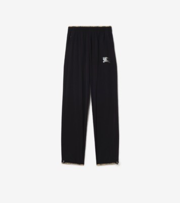 Stretch Nylon Jogging Pants in Black - Men | Burberry® Official