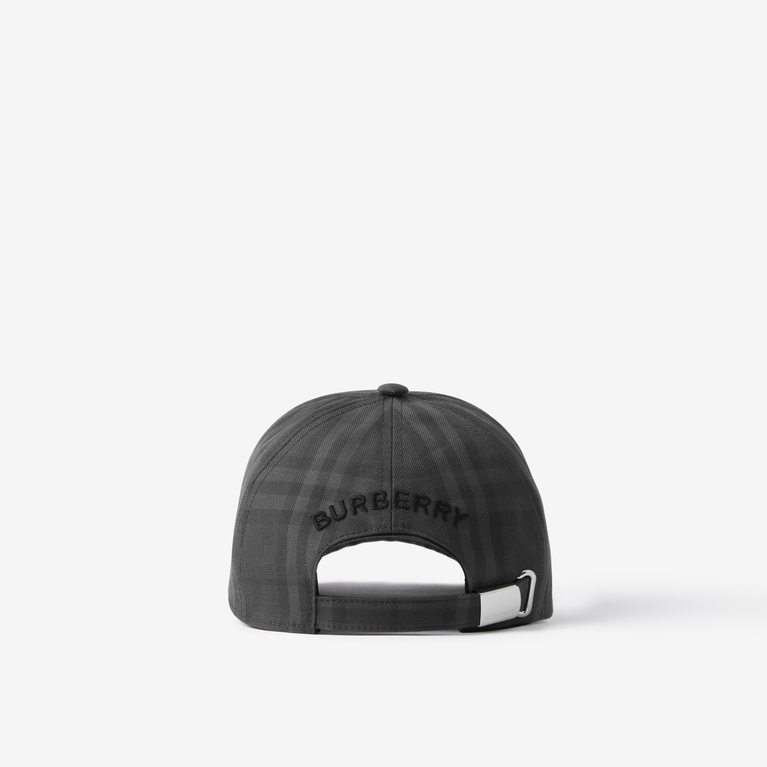 Vintage Check Cotton Baseball Cap in Charcoal | Burberry® Official