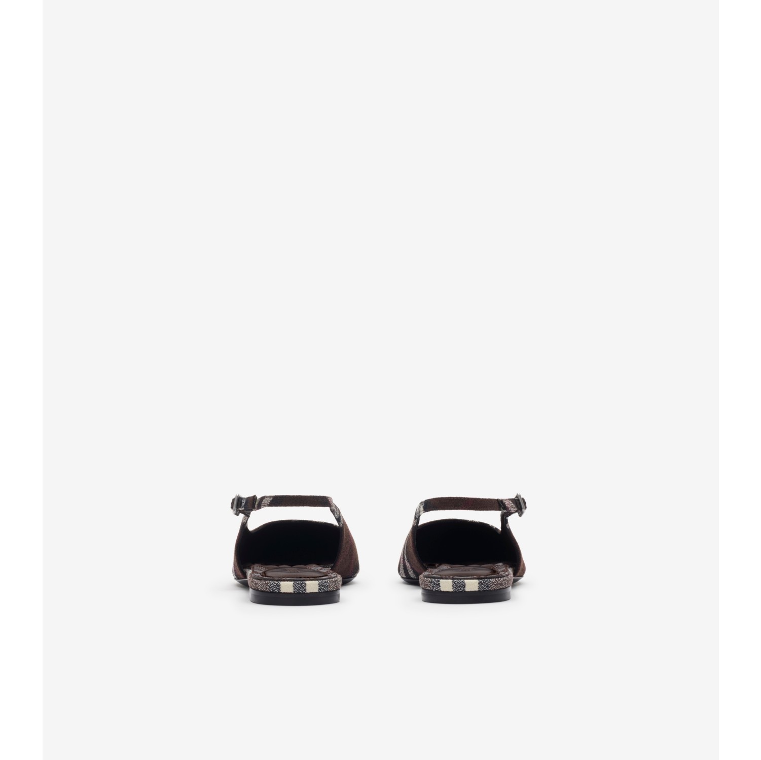 Check Dame Slingback Ballerinas​
