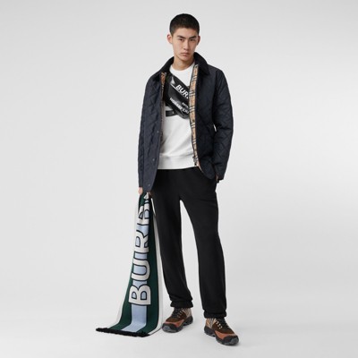 burberry diamond quilted thermoregulated barn jacket