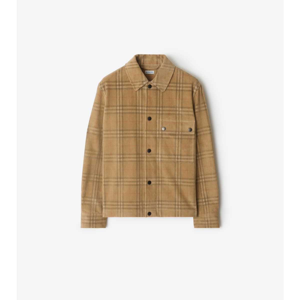  Check Corduroy Overshirt