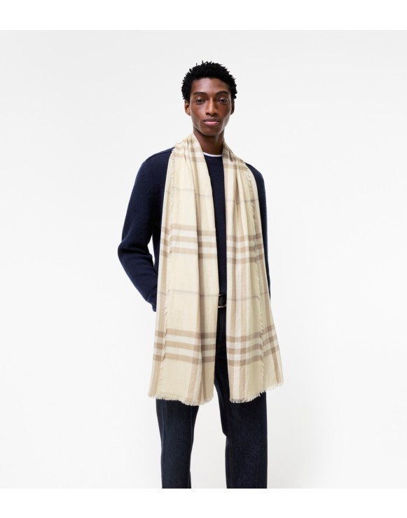メンズ ライトウェイトスカーフ | Burberry® 公式サイト