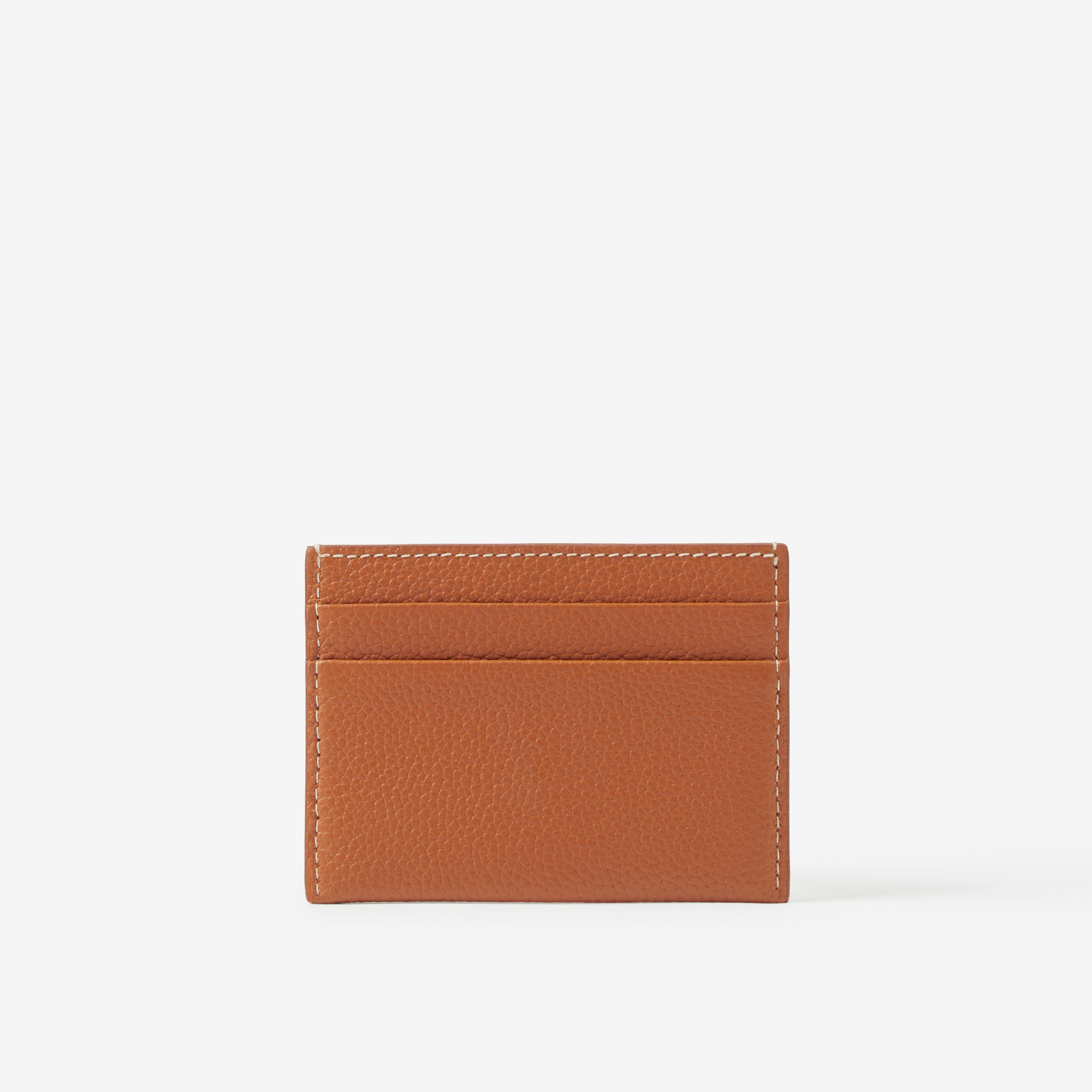 Grainy Leather TB Card Case in Warm Russet Brown - Women | Burberry® Official - 3