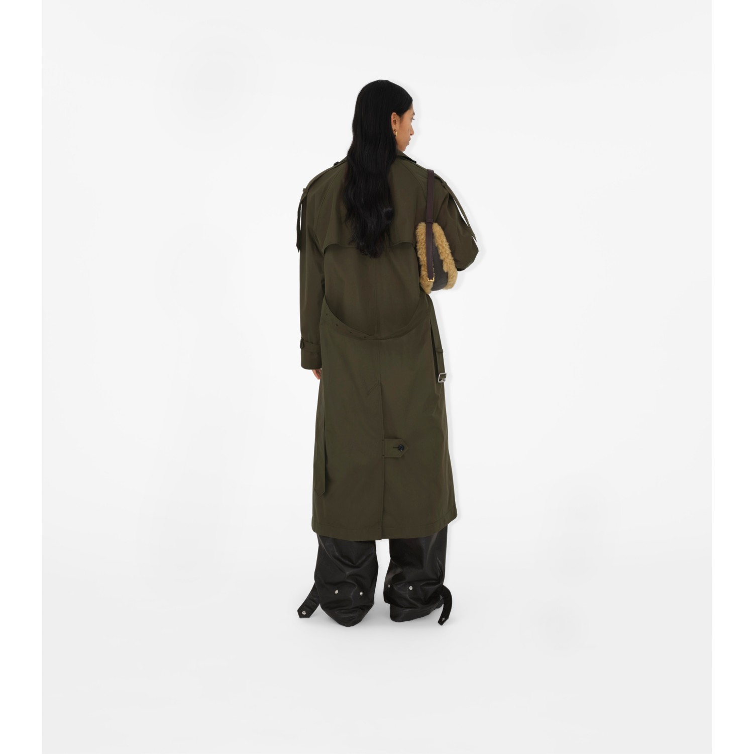 Long Gabardine Castleford Trench Coat