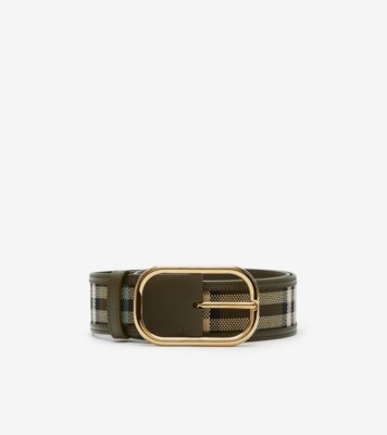 Burberry Men's 4cm Leather Belt