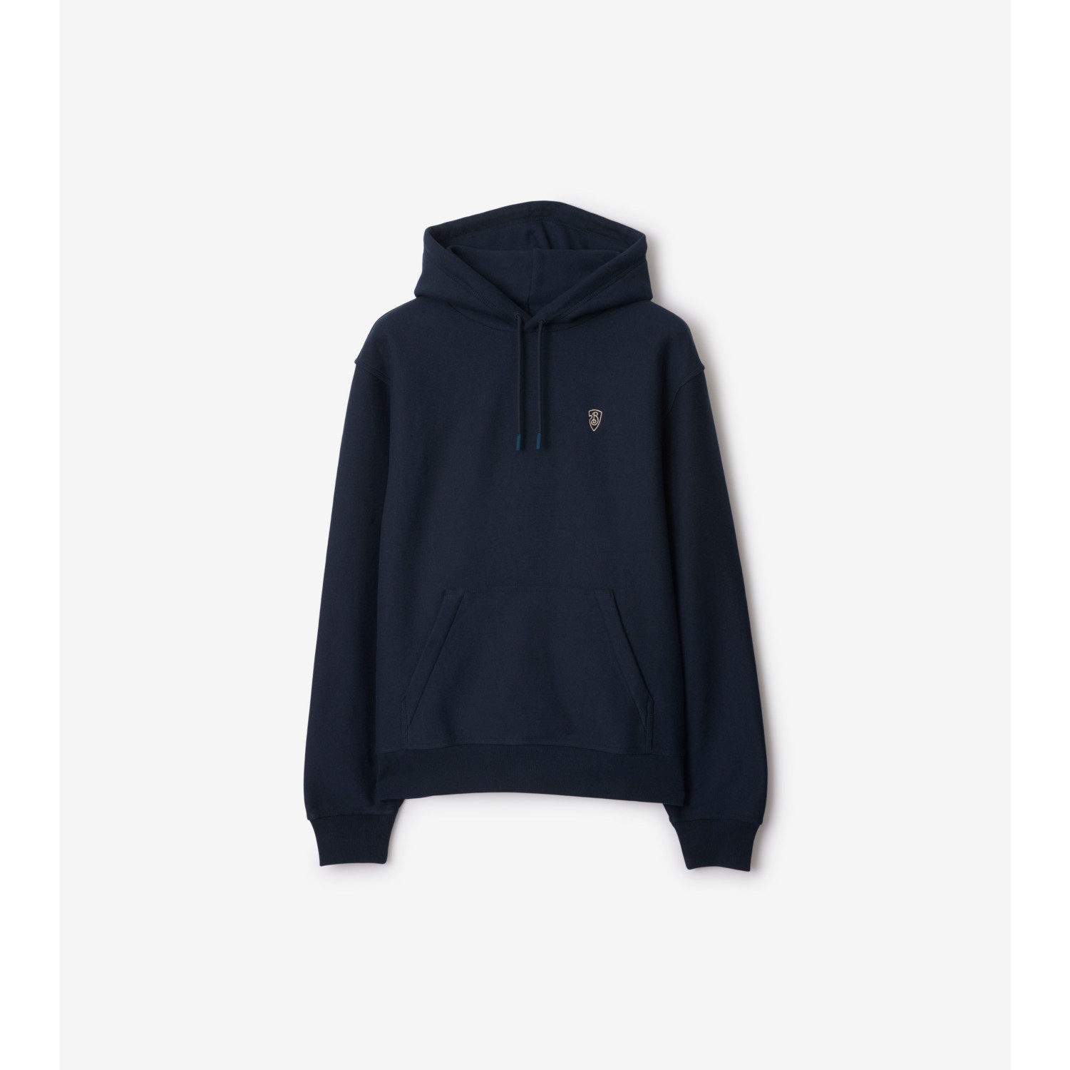 Cotton Blend Hoodie in Storm Men Burberry Official