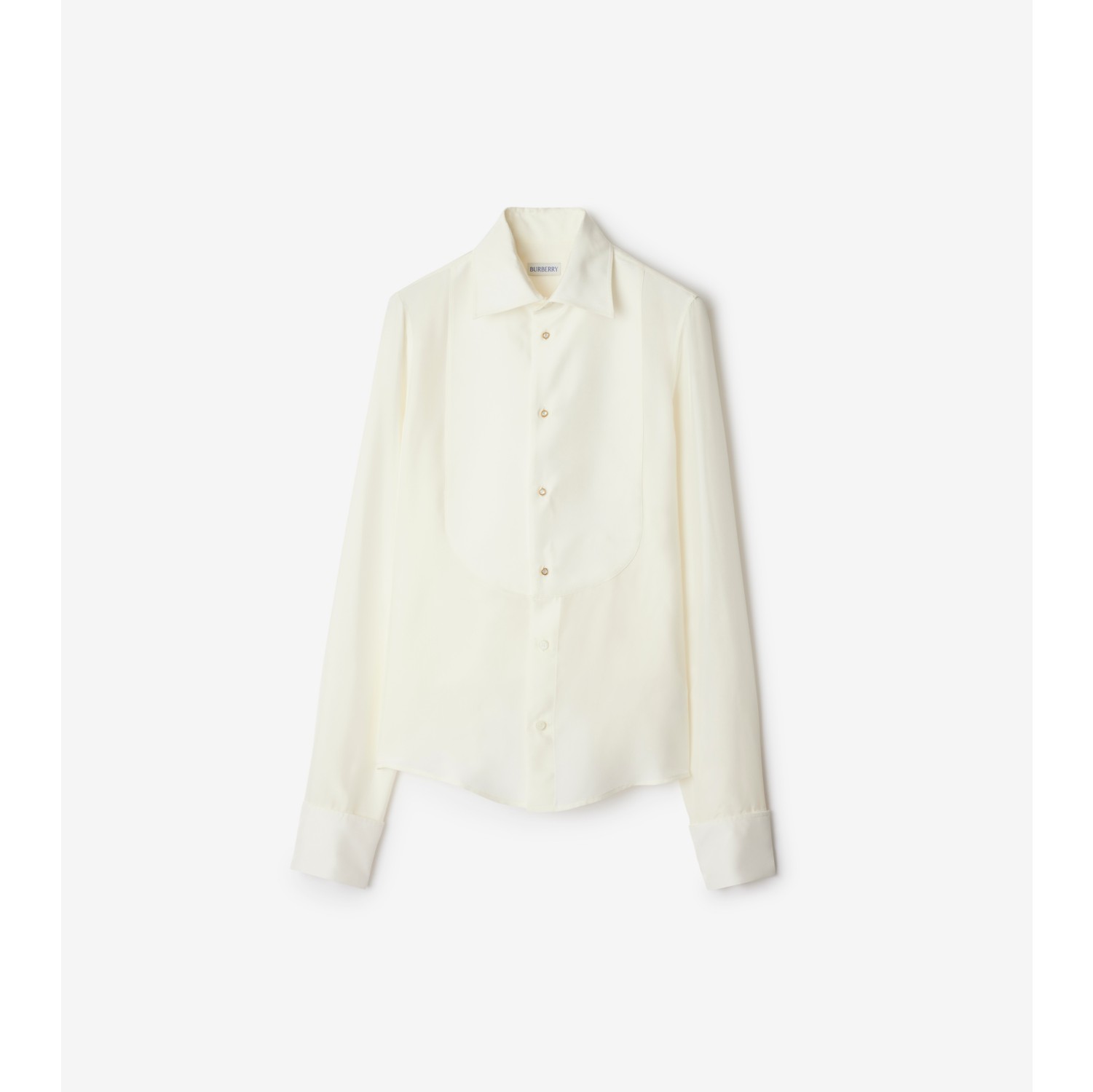 Regular Fit Silk Tuxedo Shirt