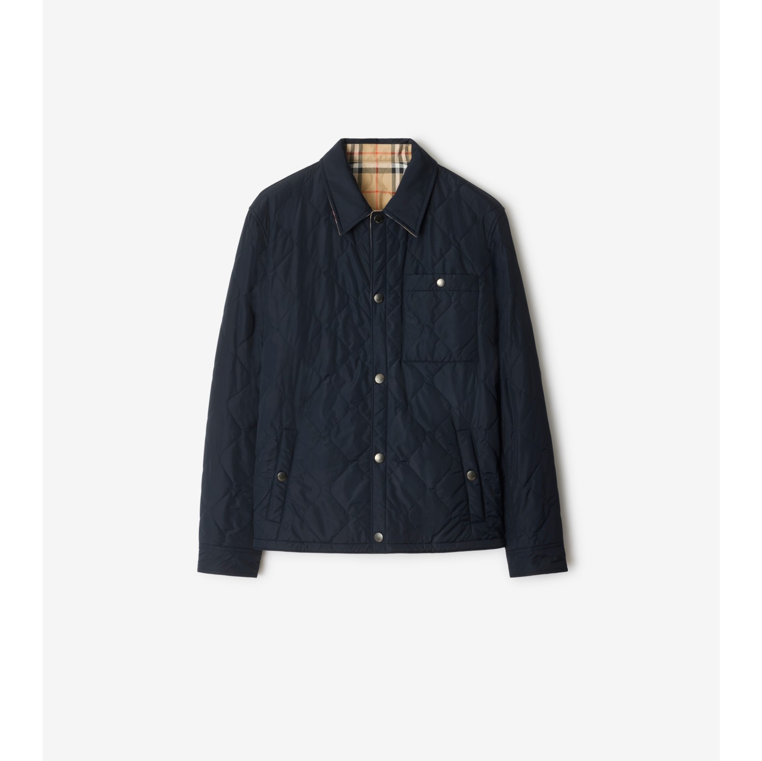 Reversible Quilted Nylon Overshirt