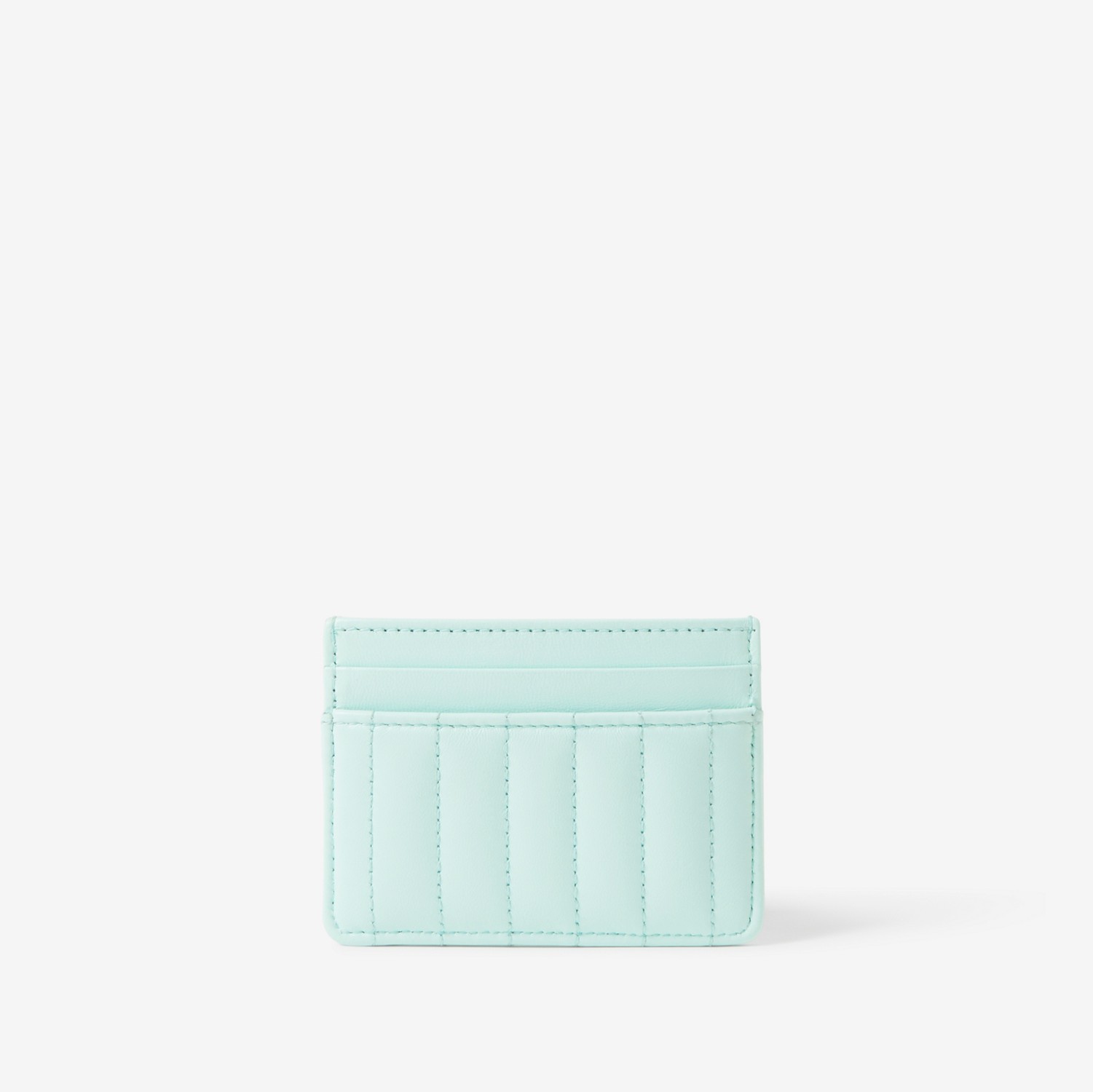 Quilted Leather Lola Card Case in Cool Mint - Women | Burberry® Official
