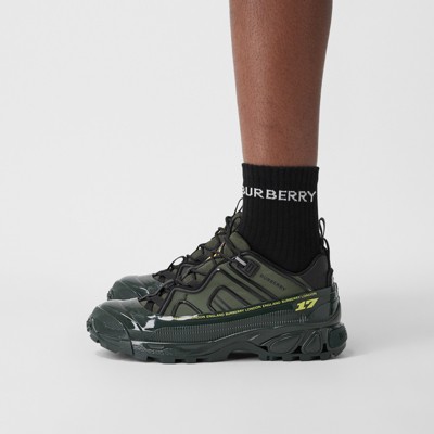 nylon and suede arthur sneakers