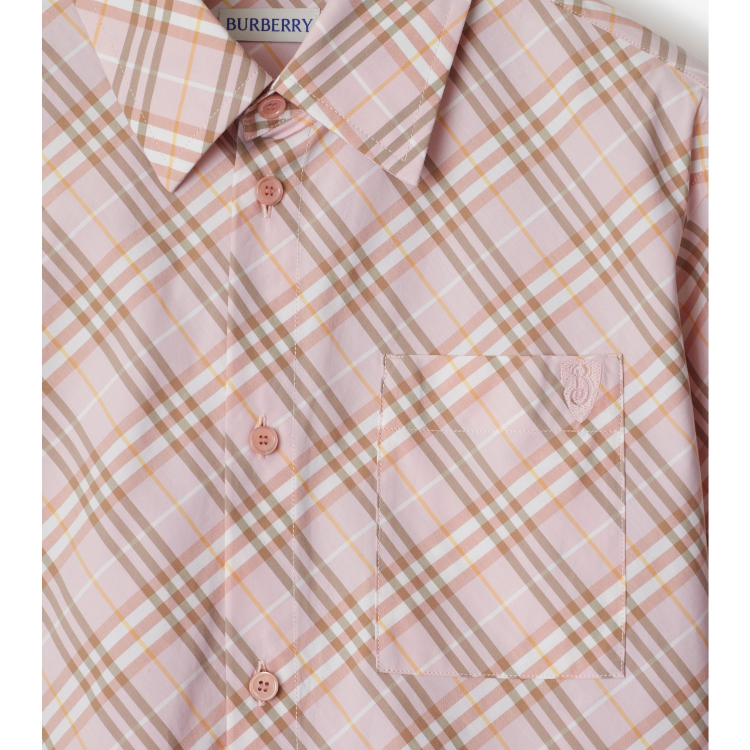 Check Cotton Shirt in Floss - Women | Burberry® Official