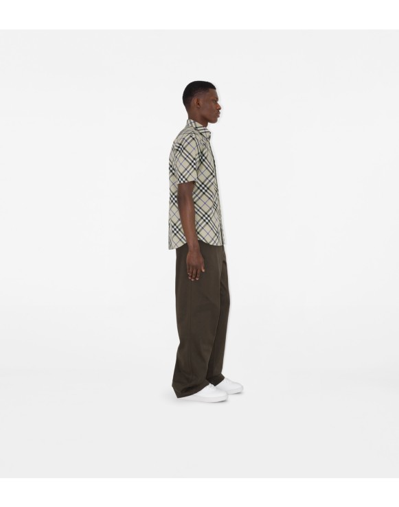 Regular Fit Check Cotton Shirt
