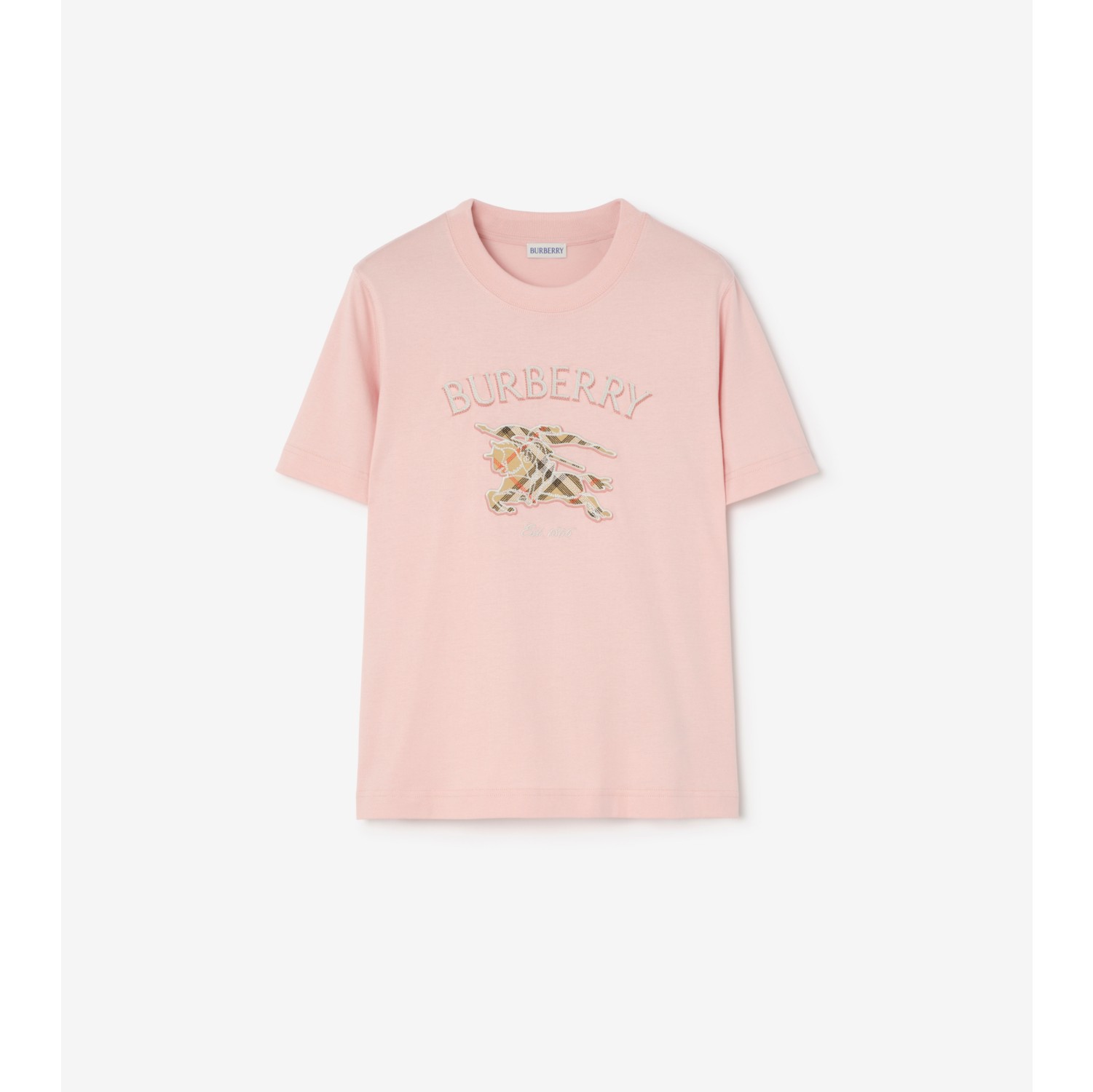 Knight Check Cotton T-shirt