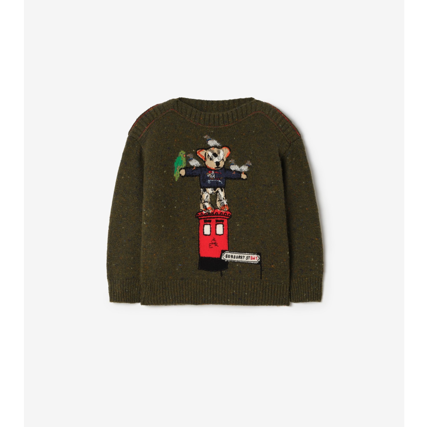 Postbox Bear Wool Cashmere Sweater