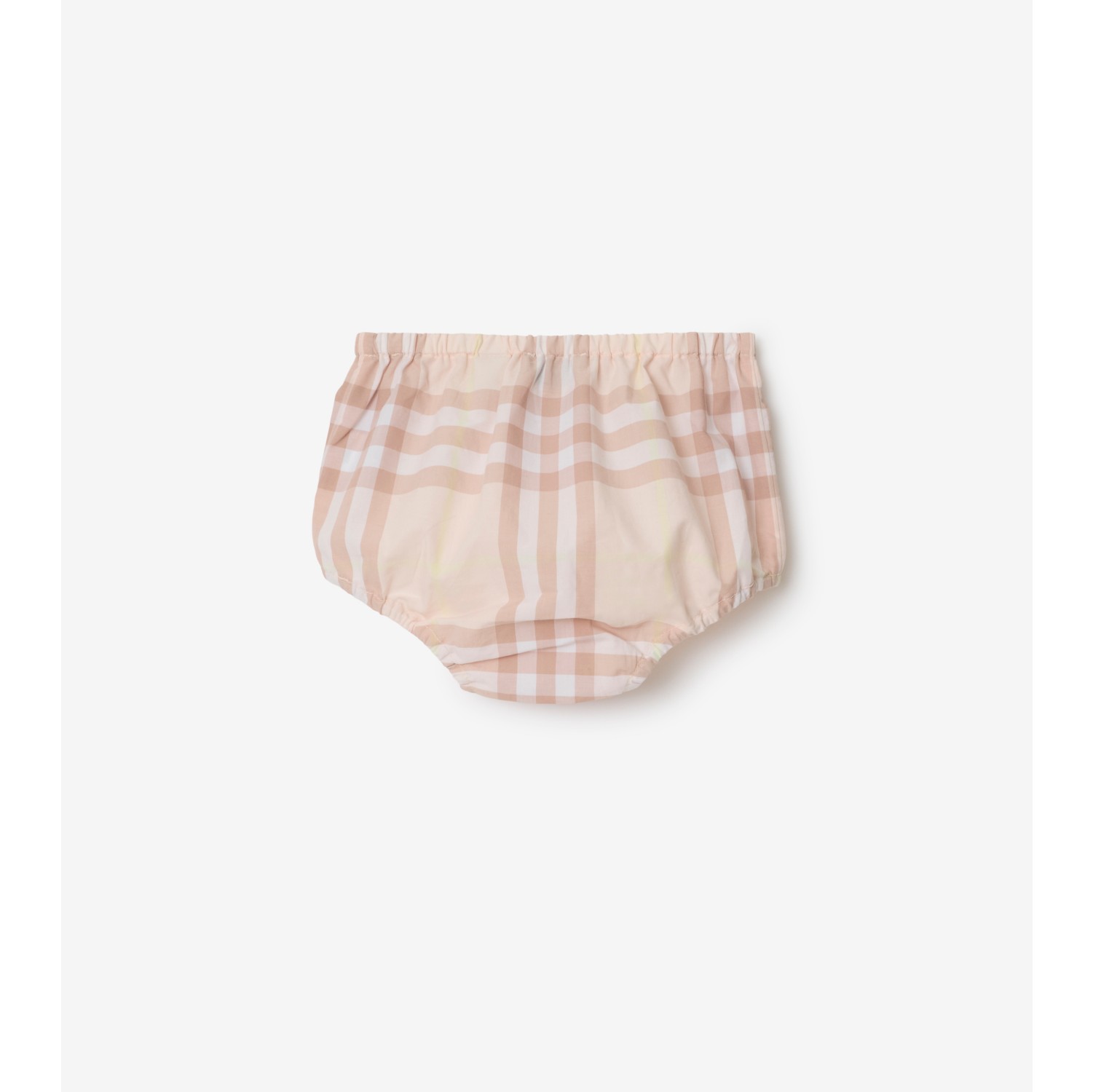 블루머 체크 코튼 포플린 드레스