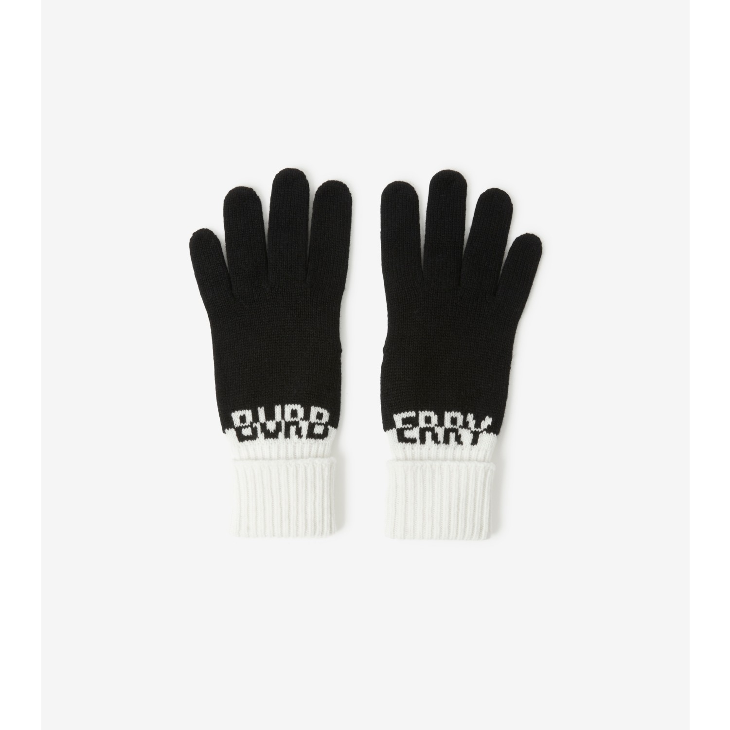 Burberry gloves store black