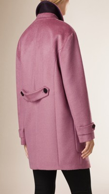 Heather Llama Virgin Wool Coat - Image 3