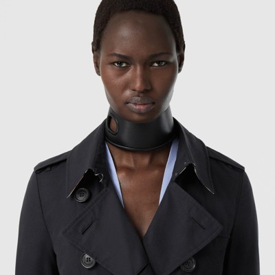 The Long Chelsea Heritage Trench Coat In Midnight - Women | Burberry ...