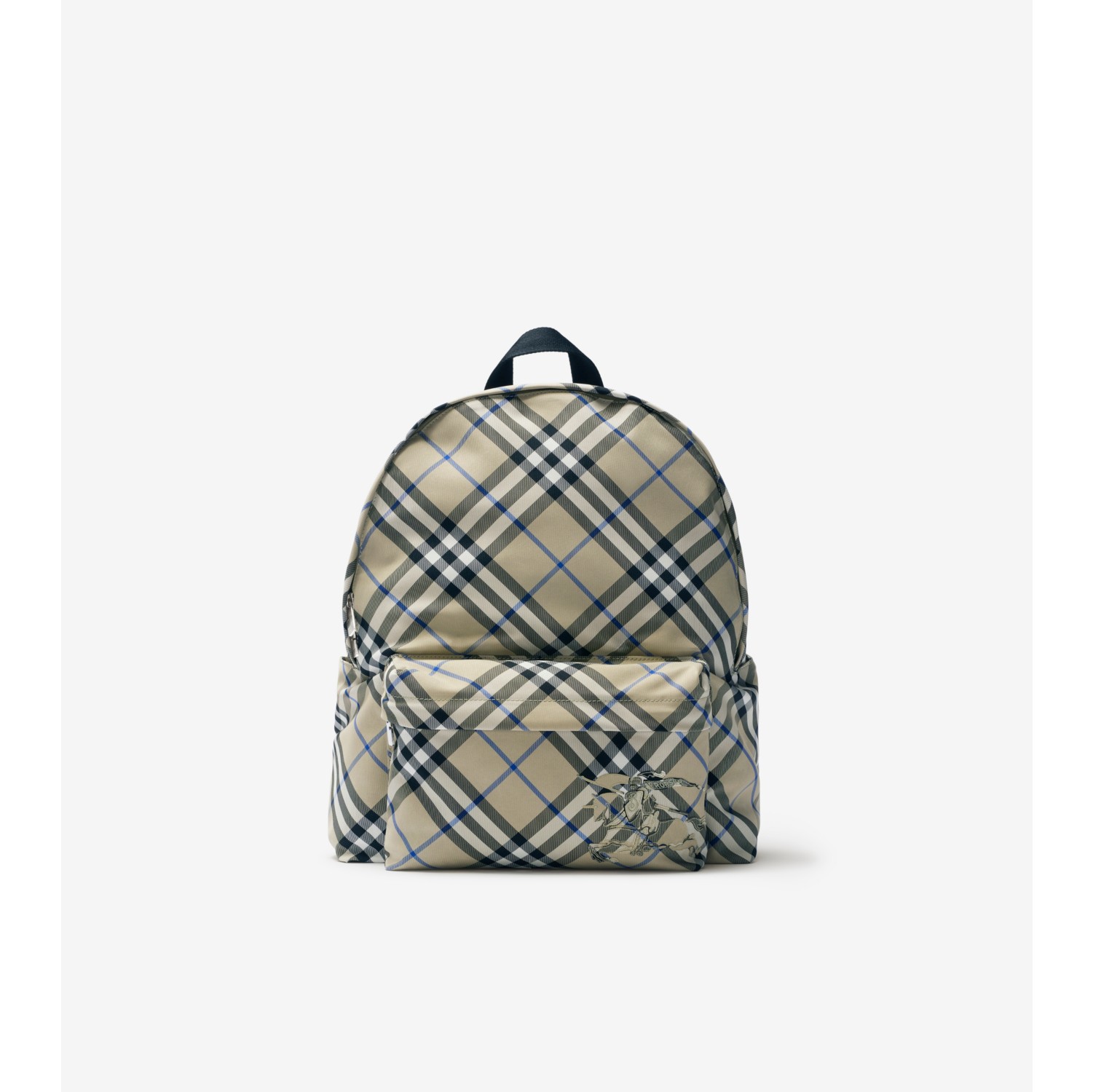 Rucksack in Check Lichen Herren Nylon Burberry