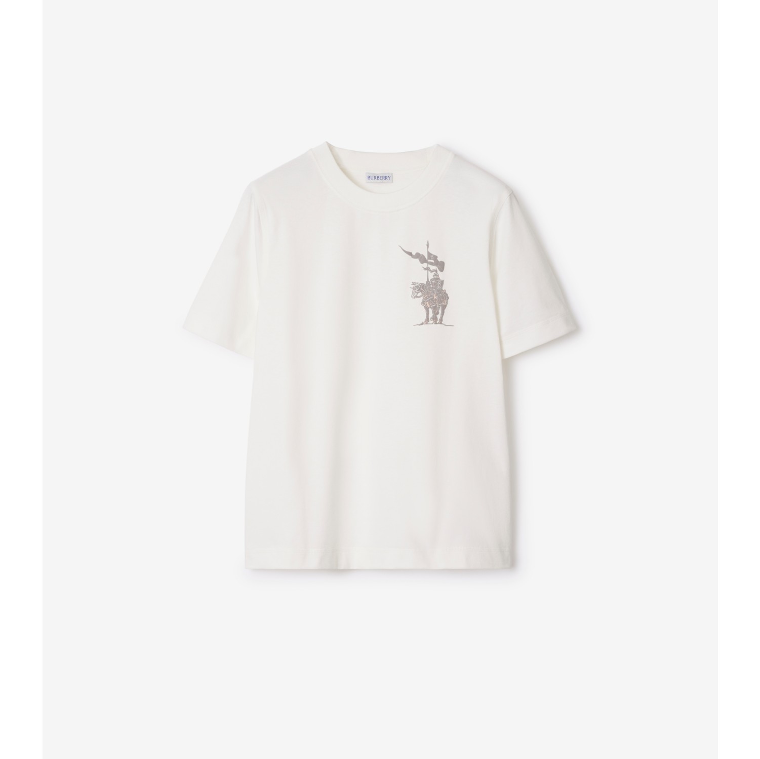 EKD Cotton T shirt in Chalk Women Burberry Official