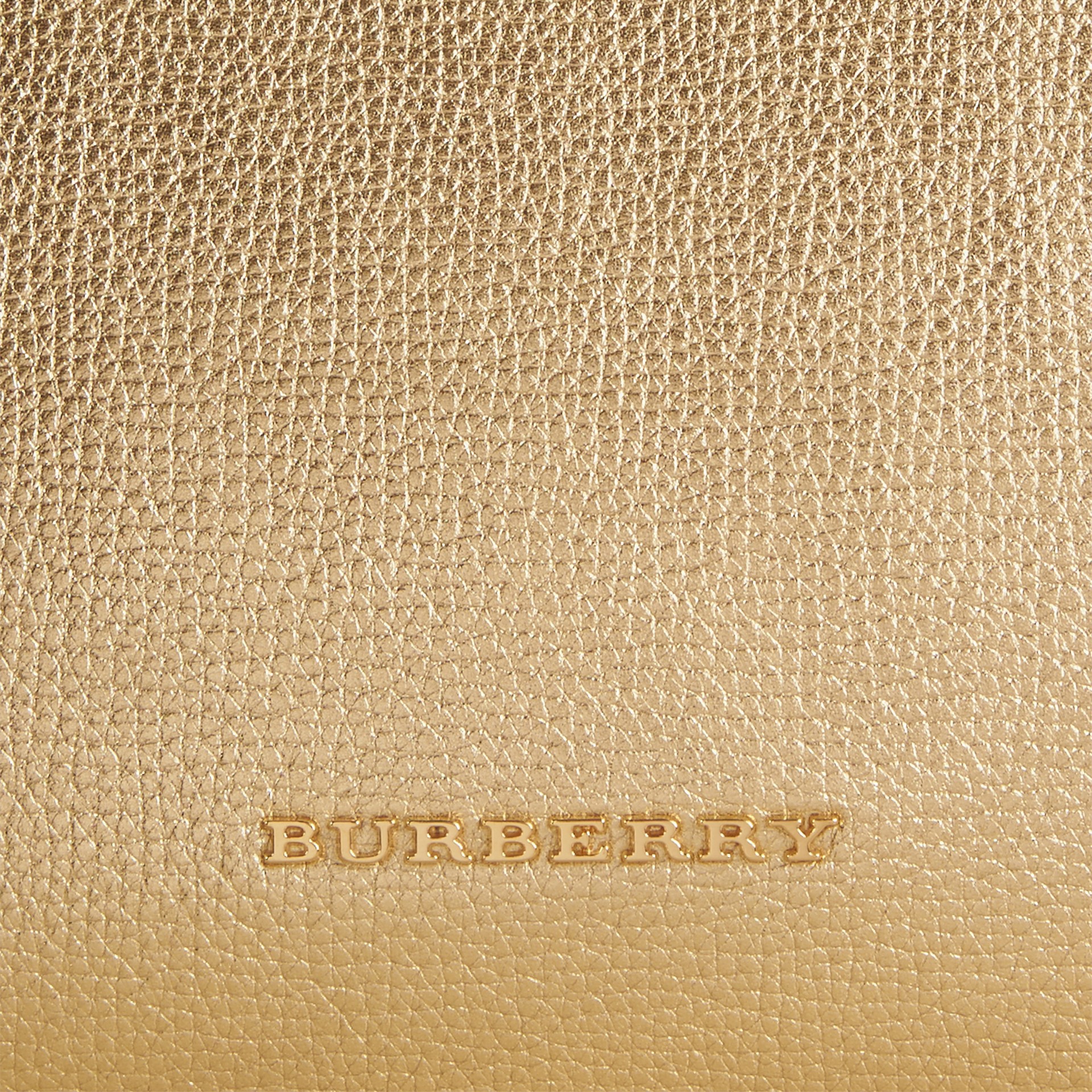 The Medium Banner in Leather and House Check | Burberry