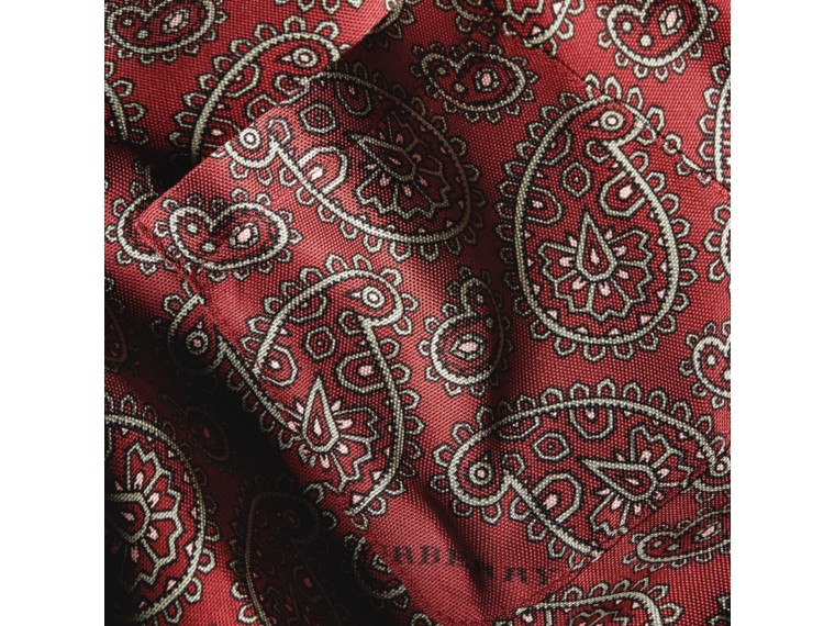 Paisley Print Panama Silk Dressing Gown Coat | Burberry