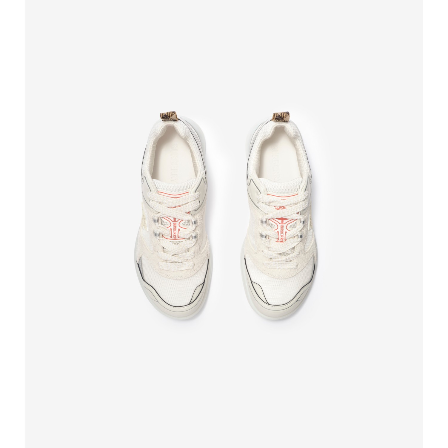 Matrix Sport Sneakers in Silver/white - Women | Burberry® Official