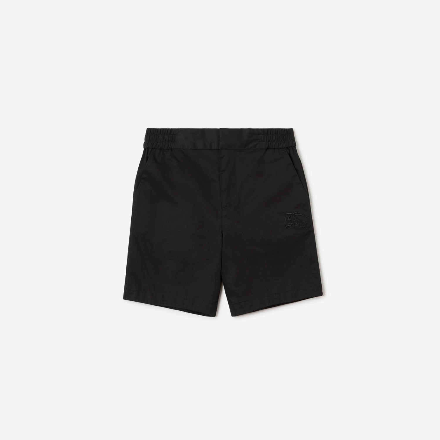 EKD Cotton Twill Chino Shorts in Black | Burberry® Official