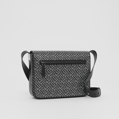 burberry monogram print leather crossbody bag