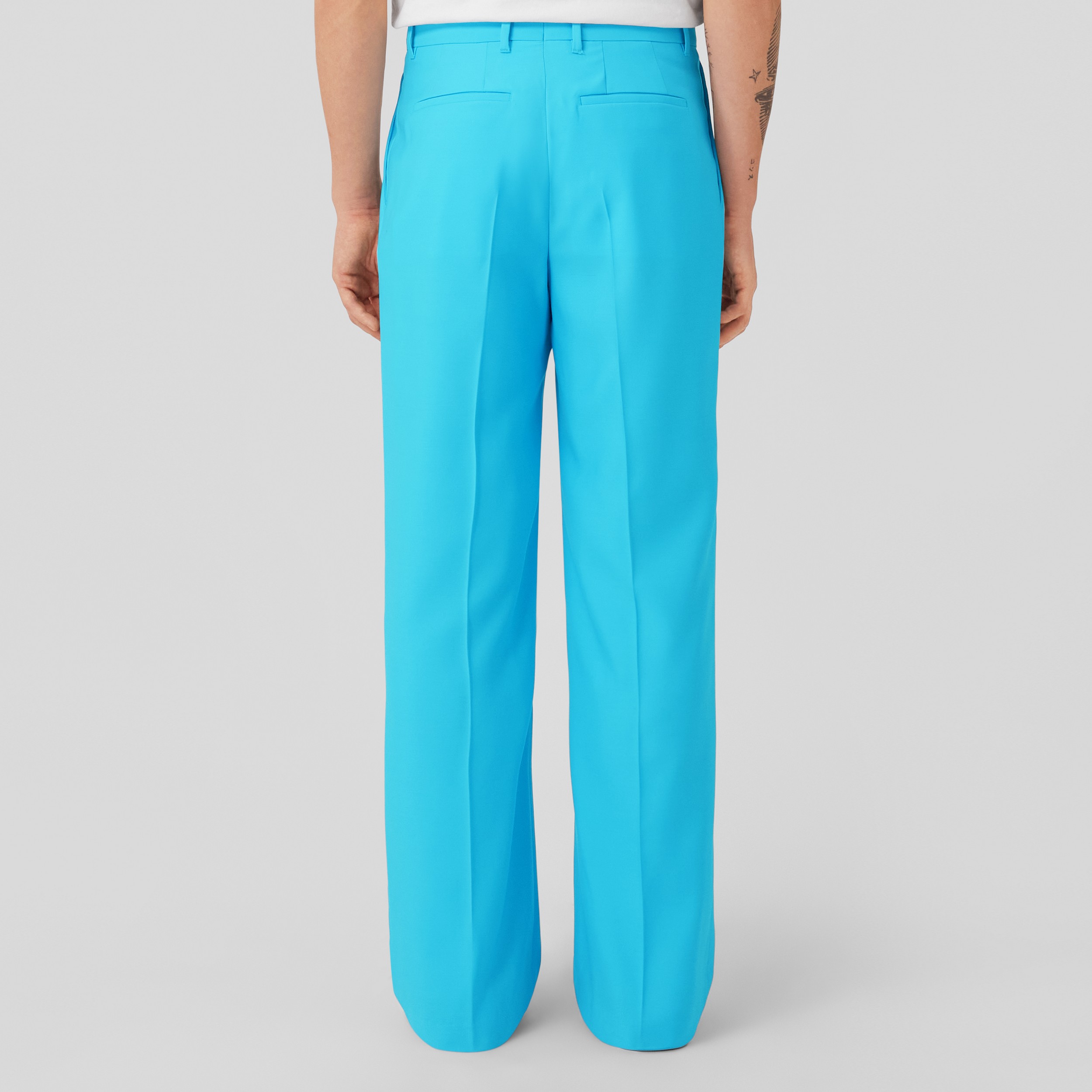 Pantalon de costume en laine (Bleu Opale Vif) - Homme | Site officiel Burberry® - 2