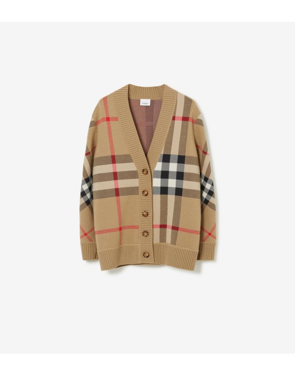 Wollmisch-Cardigan in Check