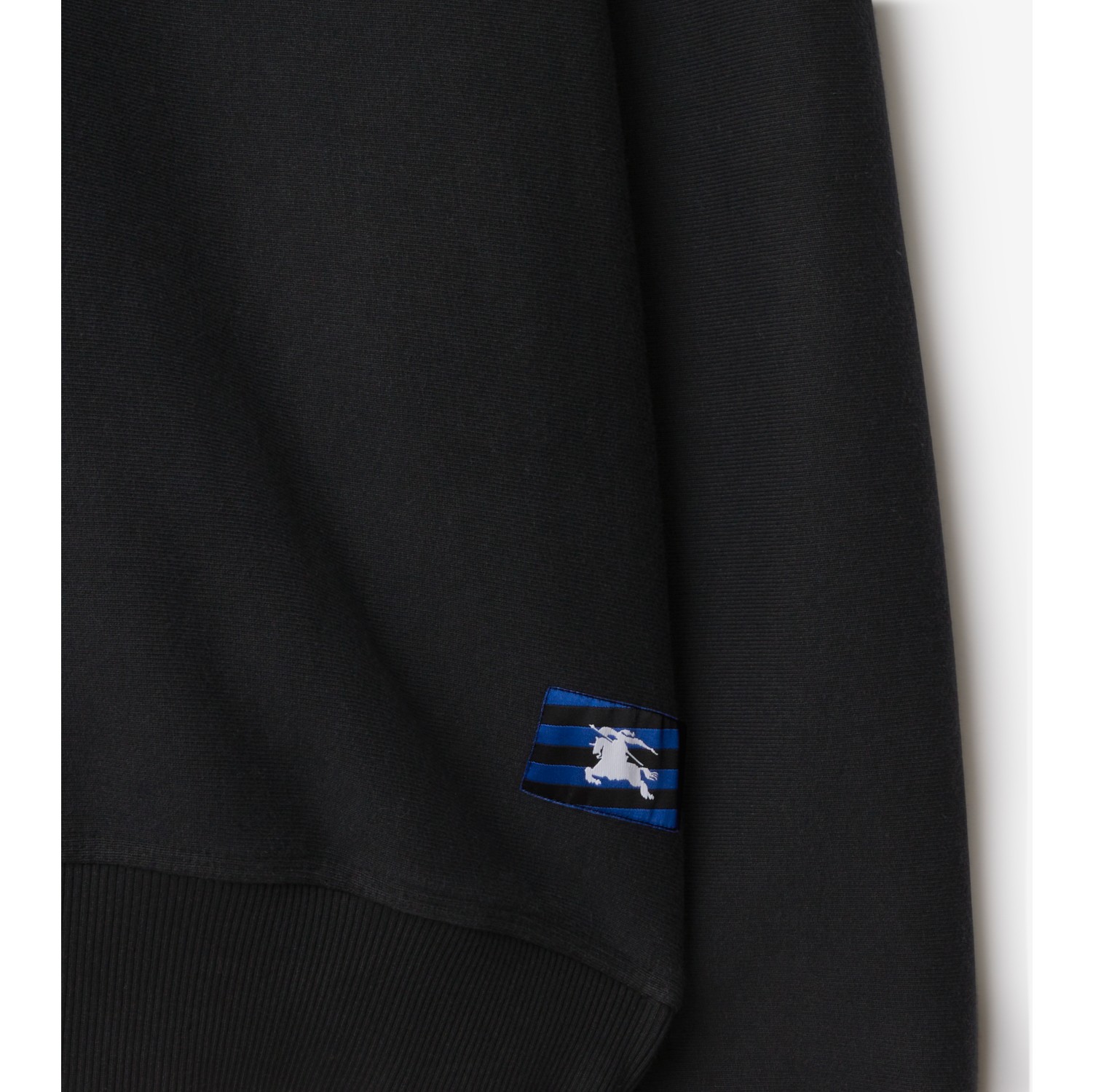 Cotton Sweatshirt in Black Men Burberry® Official