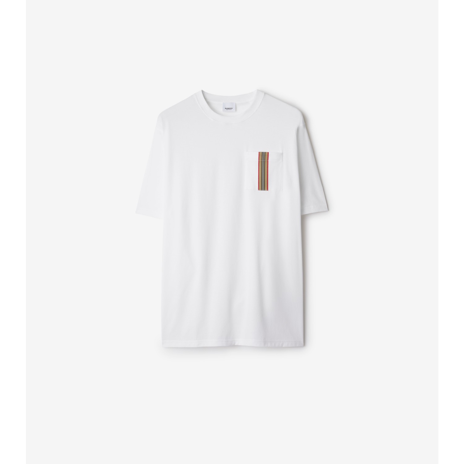 Cotton T-shirt in White - Men | Burberry® Official