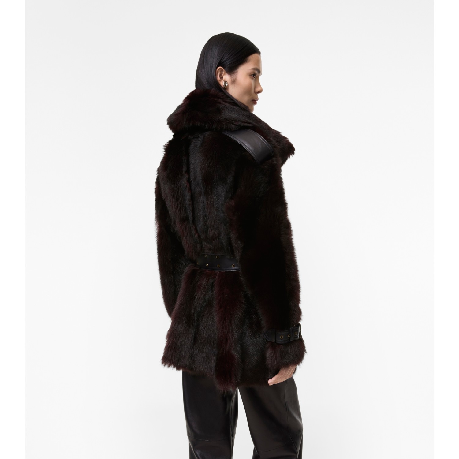 Short Shearling Linley Coat - thumbnail 5
