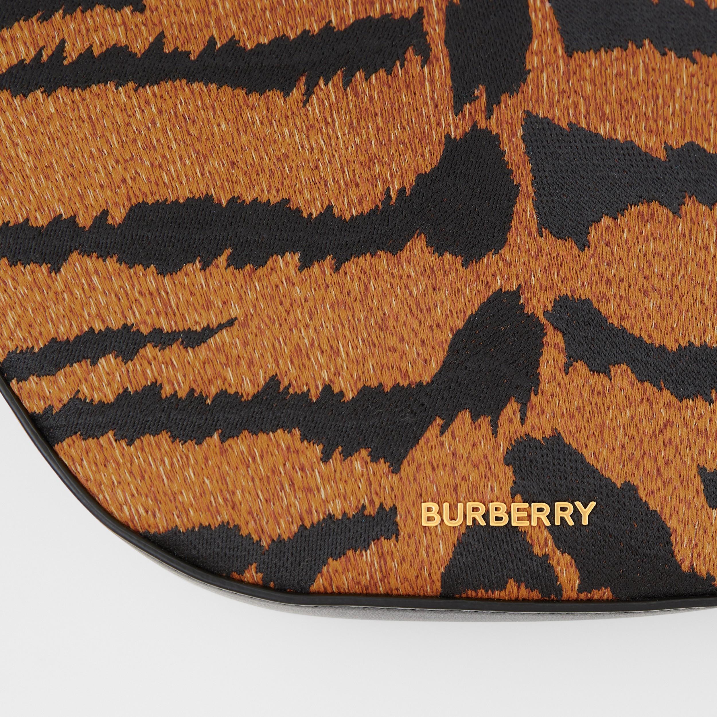 Pochette Olympia en coton mélangé à rayures de tigre (Noir) - Femme | Site officiel Burberry® - 2