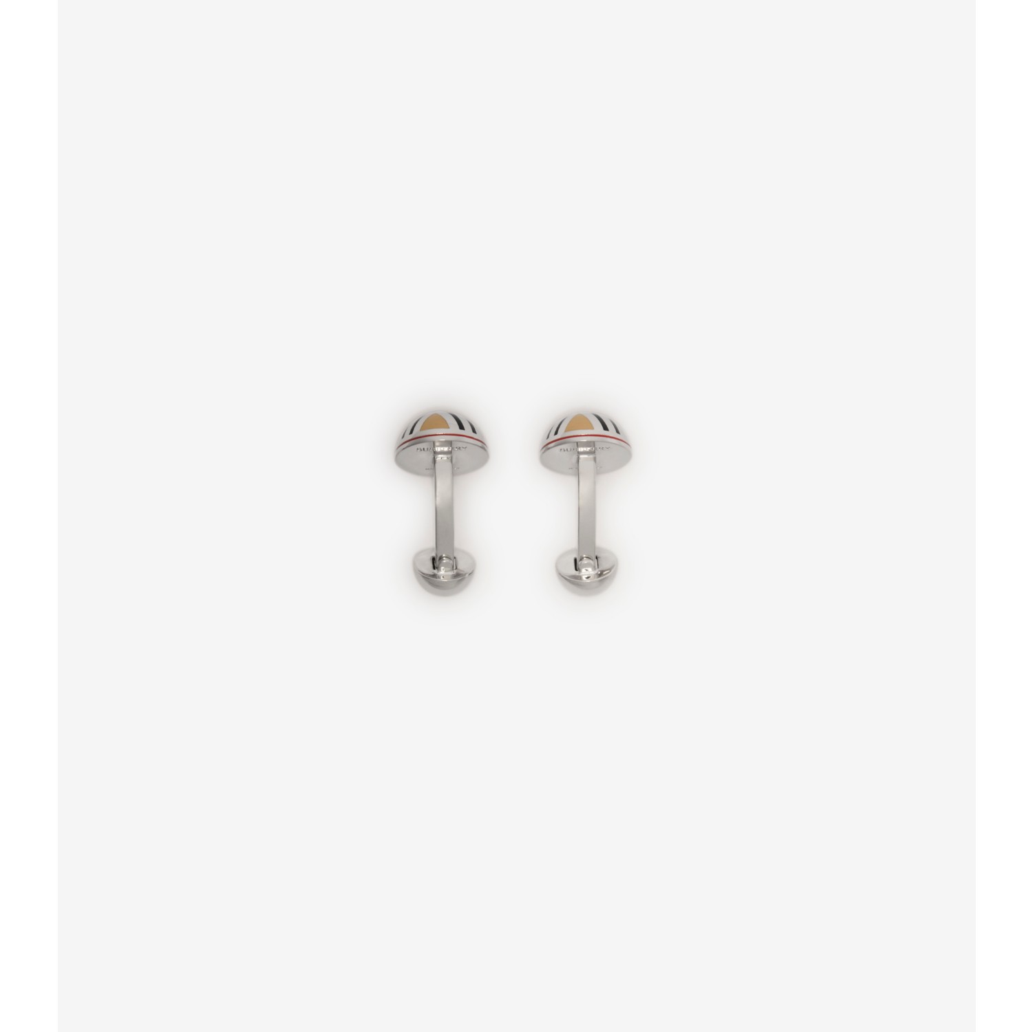 Boutons de manchette en émail Check